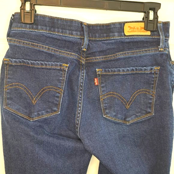 Levi's Dark Wash Straight Leg Jeans Size 27x30 - Picture 5 of 9